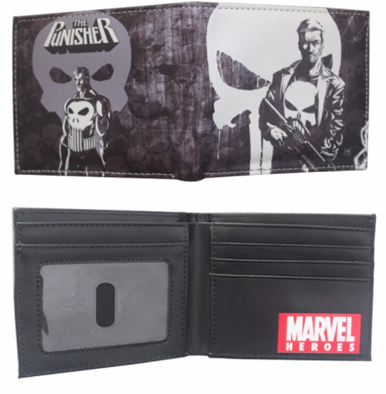 Classic Punisher Bi-Fold Wallet – DC Marvel World