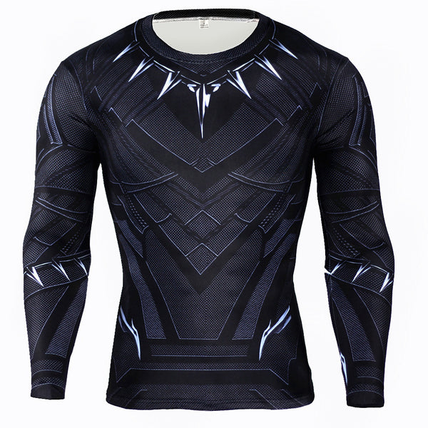 Black Panther Compression Shirt for Women (Long Sleeve)