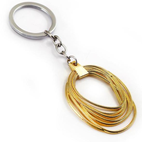 GRAPHICS & MORE Wonder Woman Movie Golden Lasso Logo Keychain Heart Love  Metal Key Chain Ring